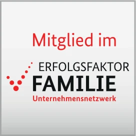 Logo Mitglied im Unternehmensnetzwerk Erfolgsfaktor Familie