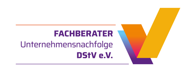 Steuerberater RKK – Zertifizierter Fachberater für Unternehmensnachfolge (DStV e.V.) Zertifizierungslogo: Fachberater Unternehmensnachfolge DStV e.V. – Auszeichnung für Steuerberater RKK